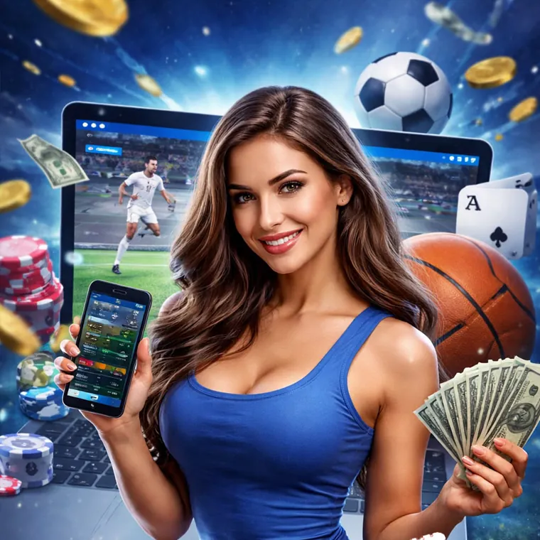Smartphone displaying the 8k8 mobile app for sports betting, emphasizing convenience